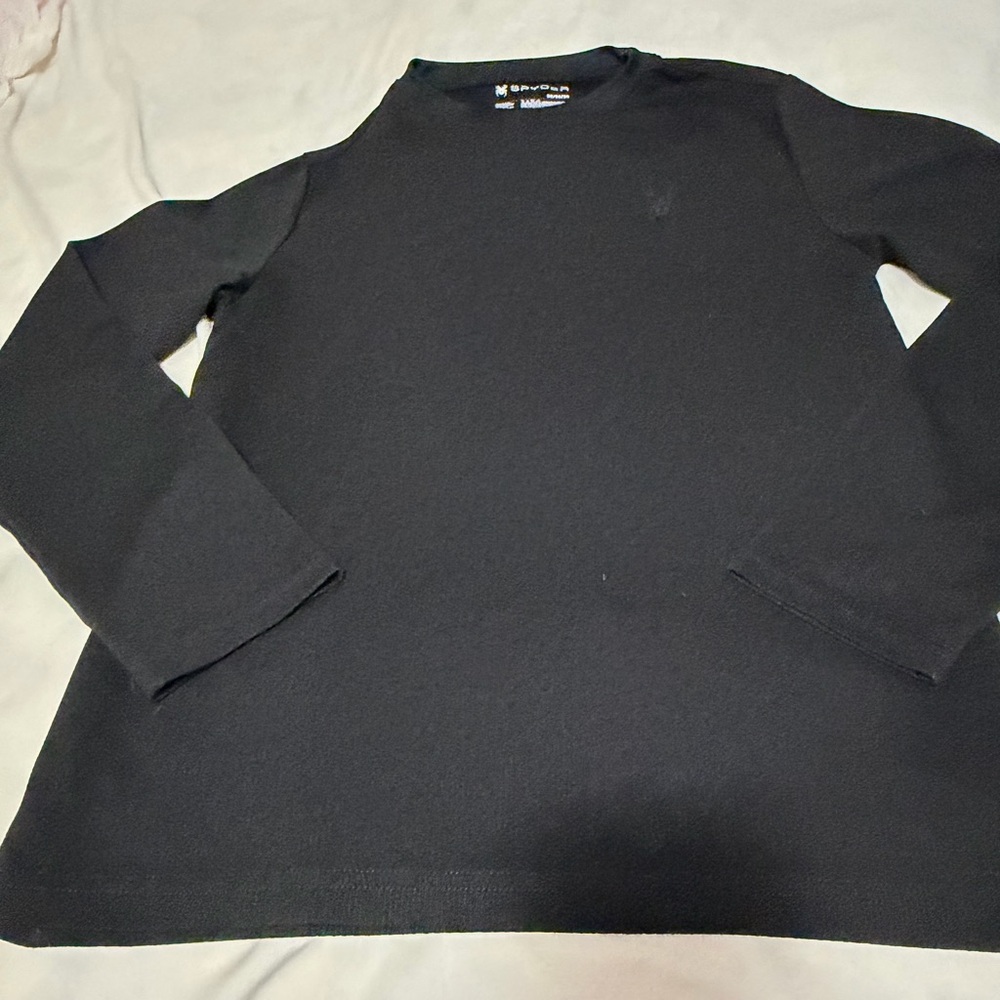 Spyder Black Performance Long Sleeve Shirt Men’s Medium